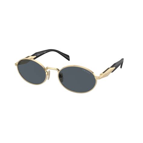 Prada PR 65ZS ZVN09T Sunglasses in Pale Gold.